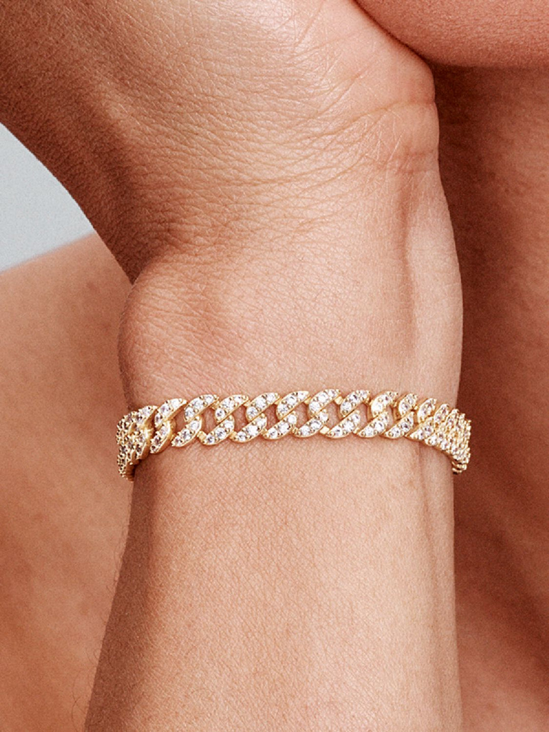 Cuban Bracelet made of Moissanite