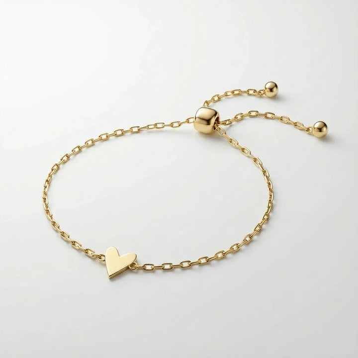"Te Amo" Matching Hearts Bracelet