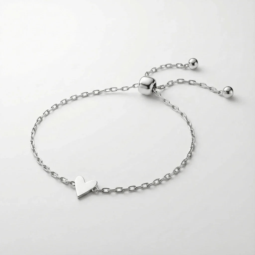 "Te Amo" Matching Hearts Bracelet