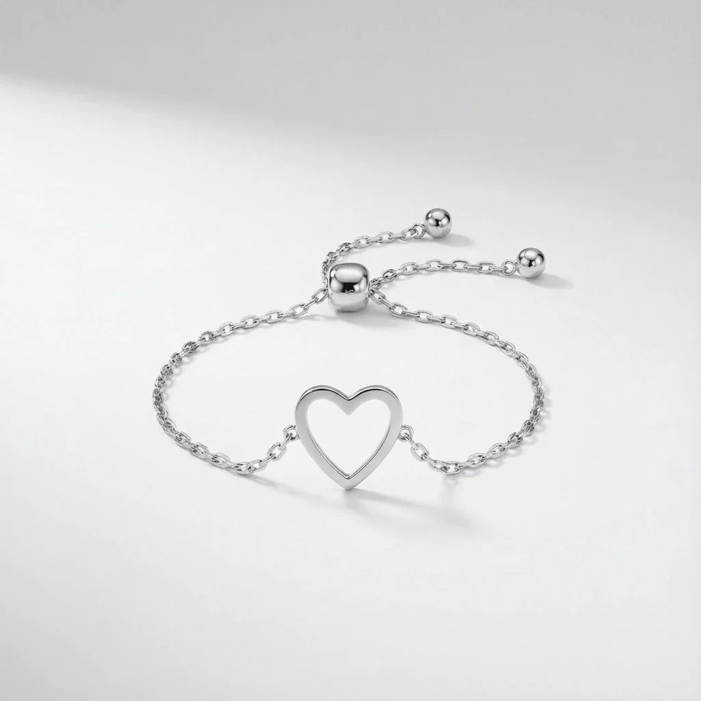"Te Amo" Matching Hearts Bracelet