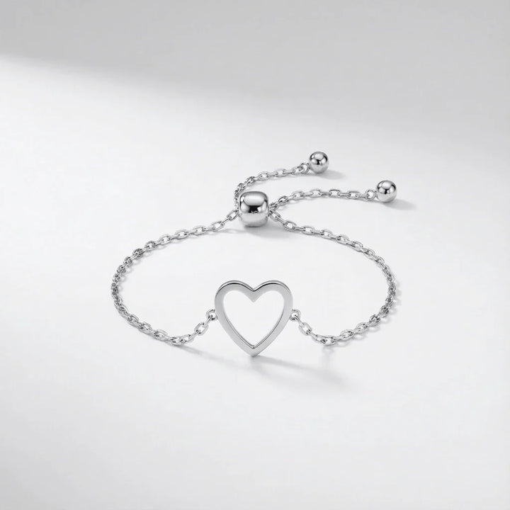 "Te Amo" Matching Hearts Bracelet